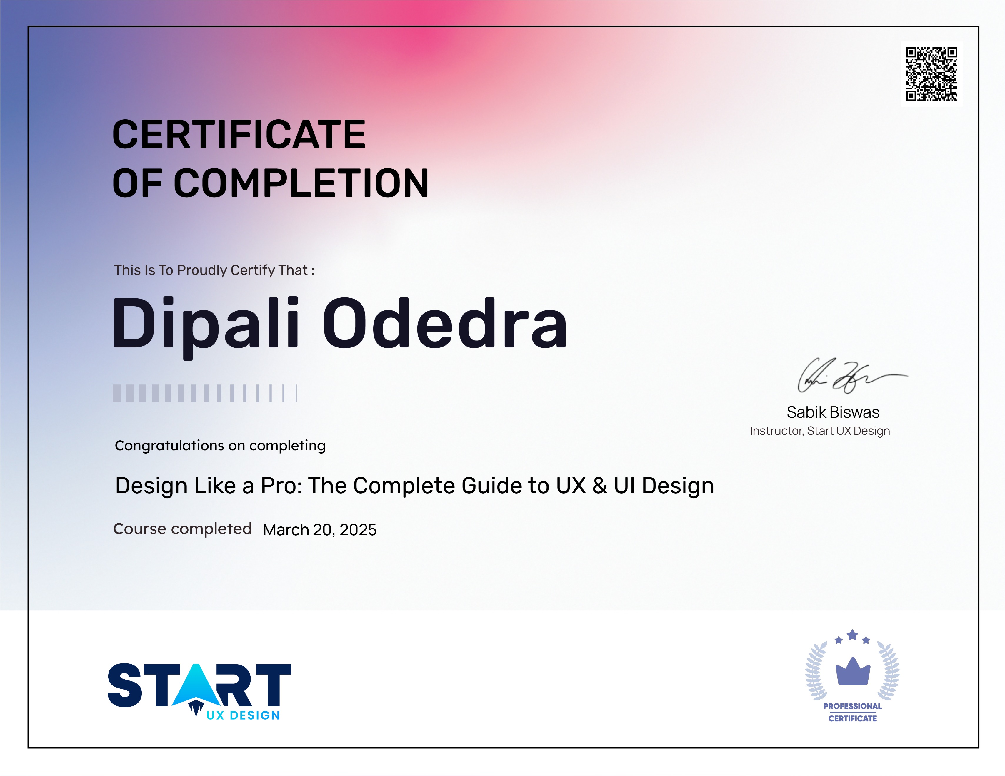 Design Like a Pro: The Complete UX and UI Course