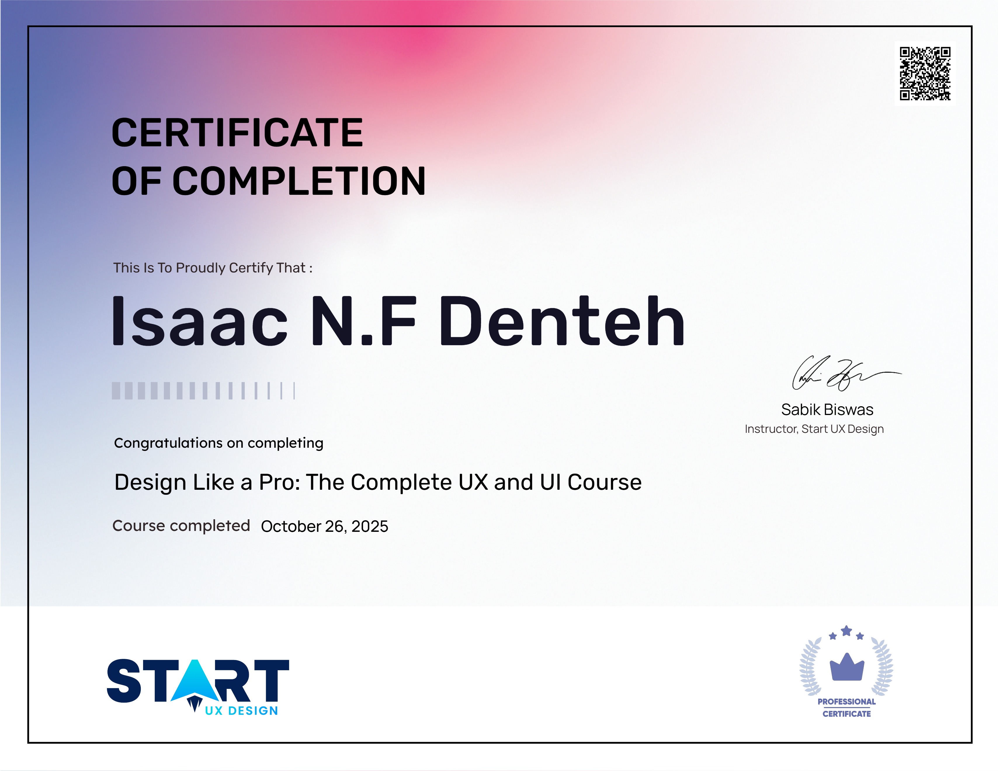 Design Like a Pro: The Complete UX and UI Course